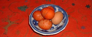 red eggs